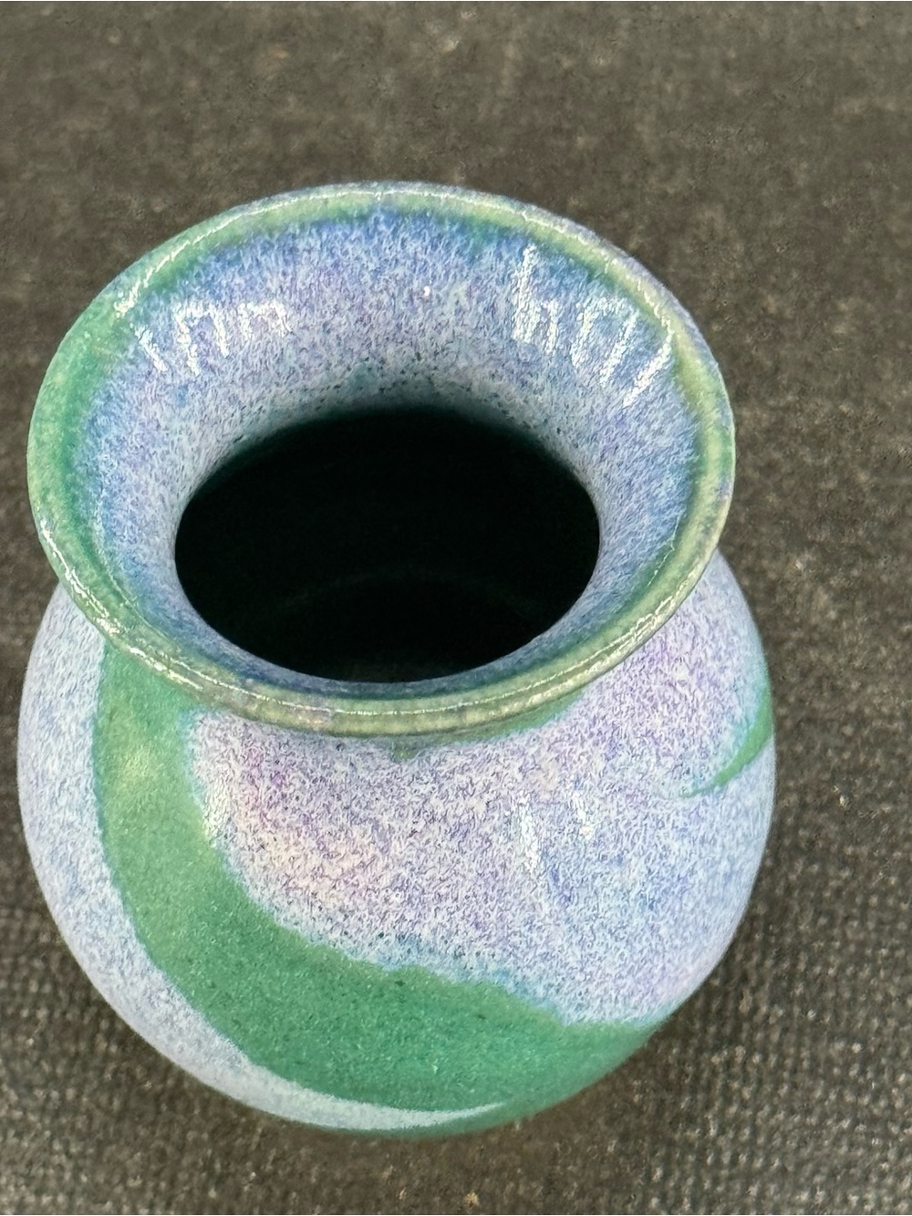 Montana Whitefish Miniature Pottery Pot 2008 - Picture 2 of 4